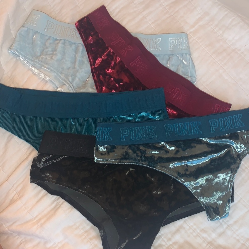 Various velvet Victoria’s Secret Pink Panties